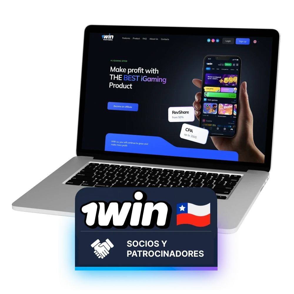 Únase al programa de afiliados del casino en línea 1win.