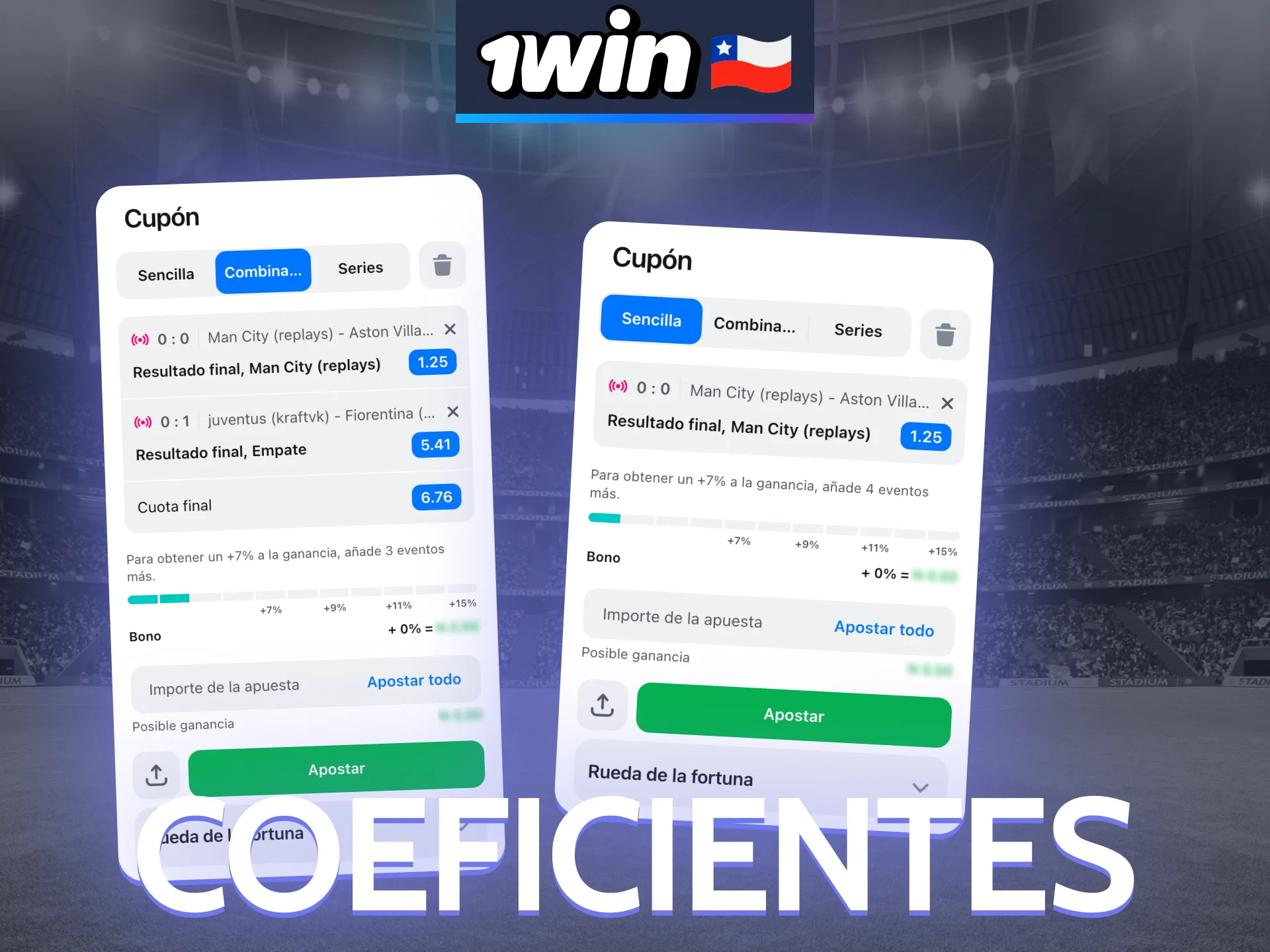 Más información sobre las cuotas de fútbol en la plataforma 1Win.