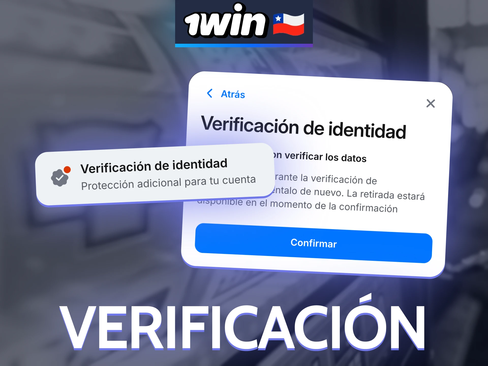 Debes verificar tu identidad en 1win.