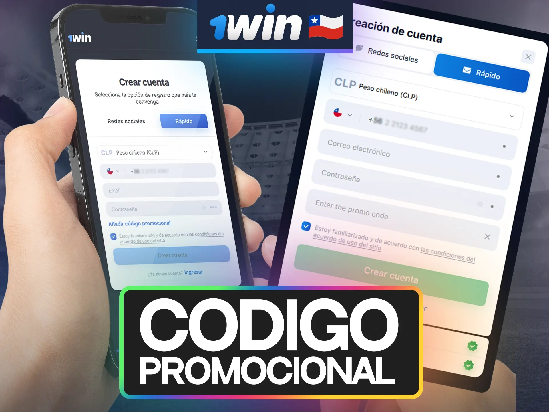 Utiliza el código promocional1win y consigue bonos extra en tus apuestas.