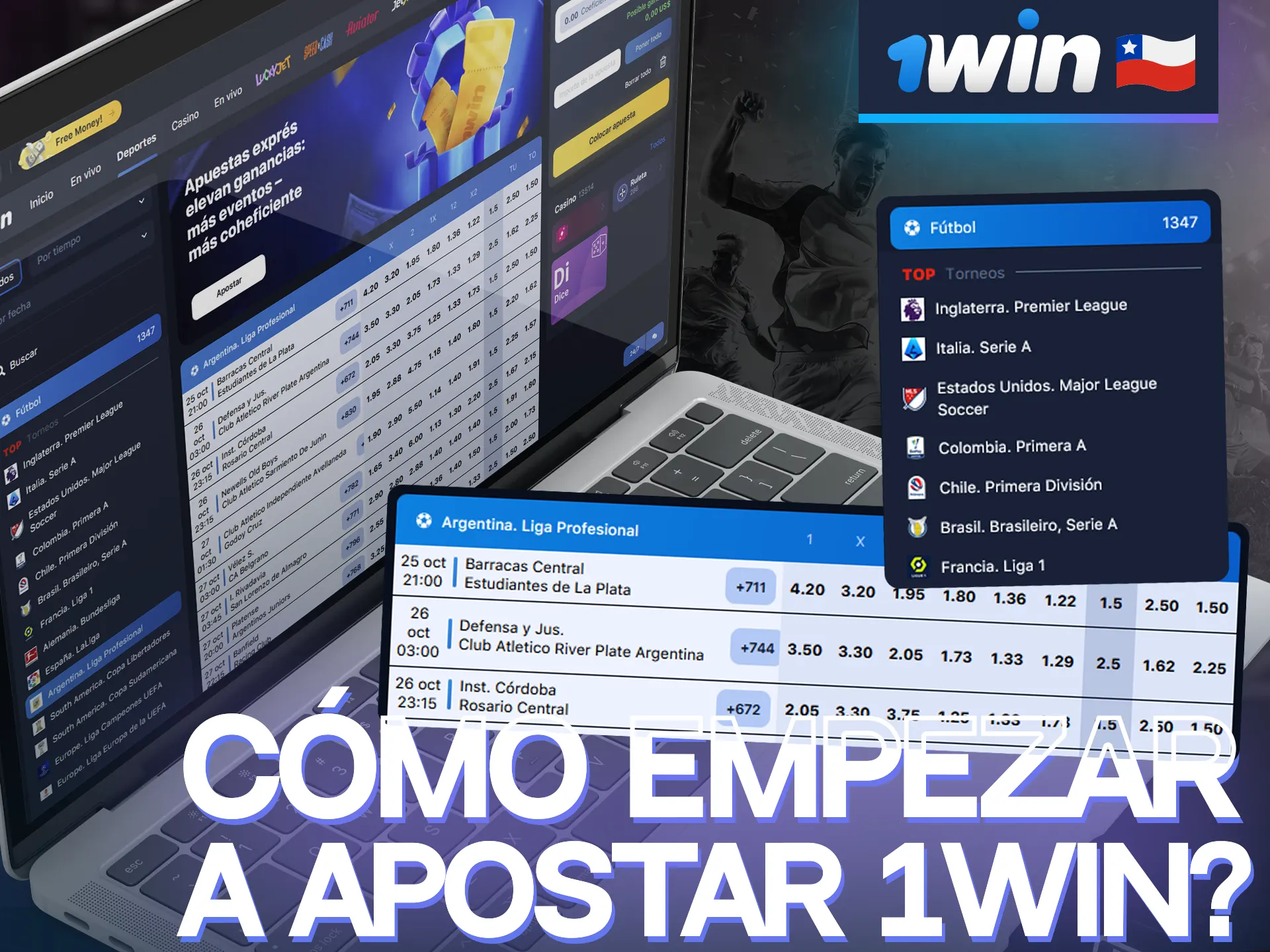 Realice sus apuestas deportivas en la plataforma 1win y disfrute de una gran experiencia.