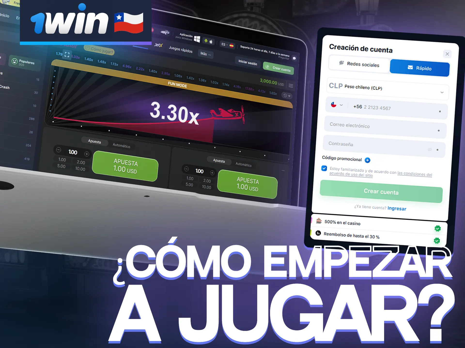 Para empezar a jugar al juego Aviator en 1win hay que seguir unos sencillos pasos.