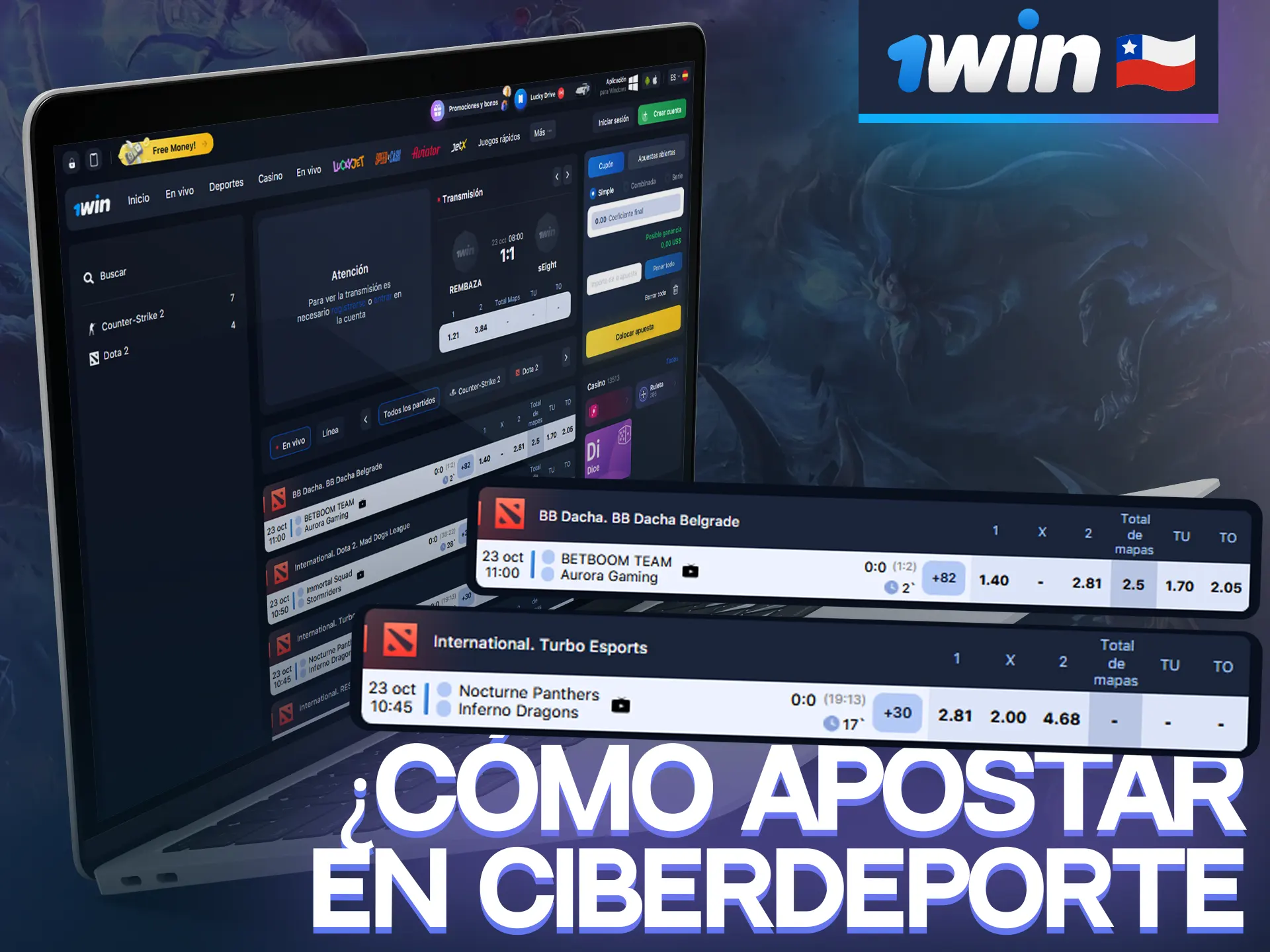 Lea nuestras instrucciones sobre cómo apostar en 1win.