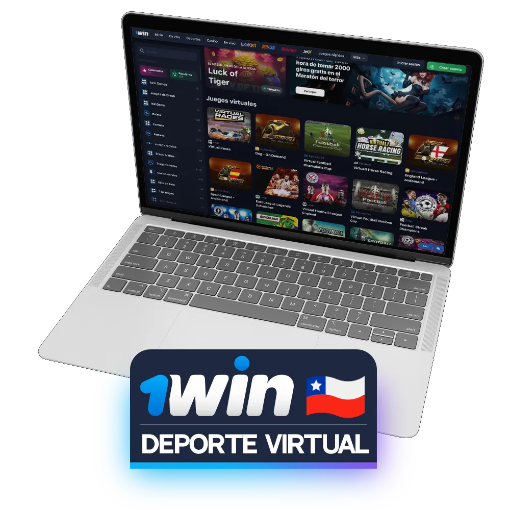 Los usuarios de 1win en Chile pueden realizar apuestas en juegos deportivos virtuales.