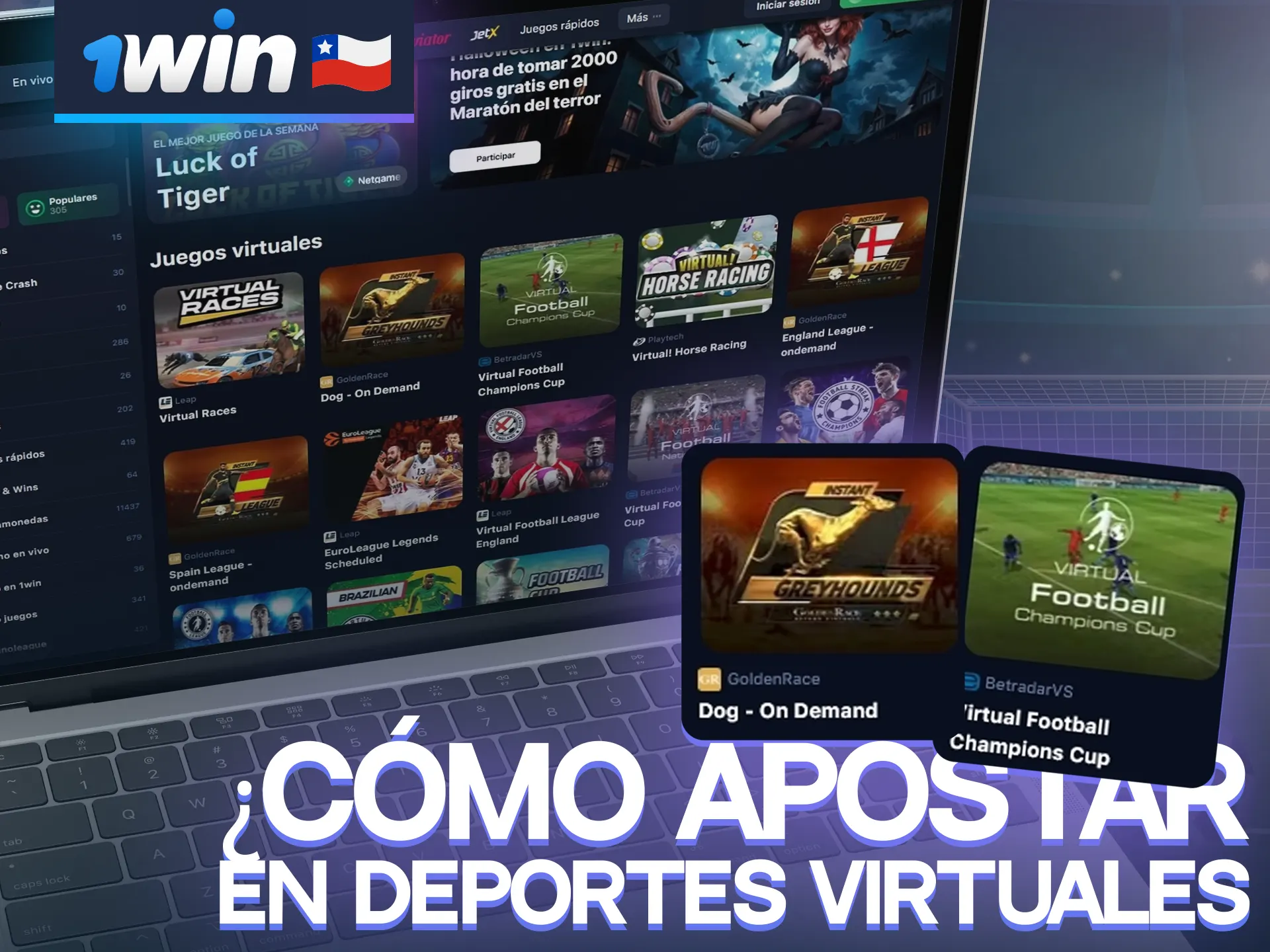 El proceso de apuestas en 1win en Chile sigue unos sencillos pasos.