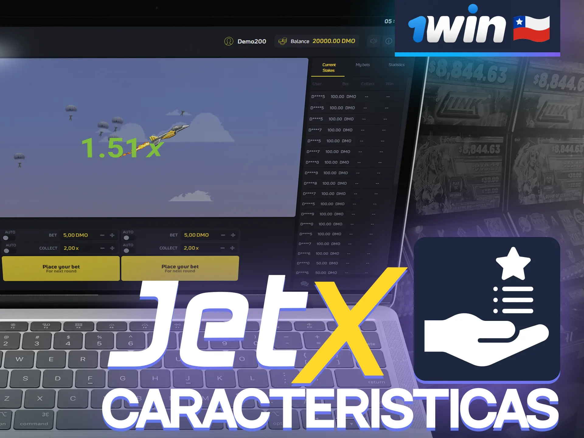 El juego JetX tiene algunas características únicas que lo hacen interesante para los jugadores.