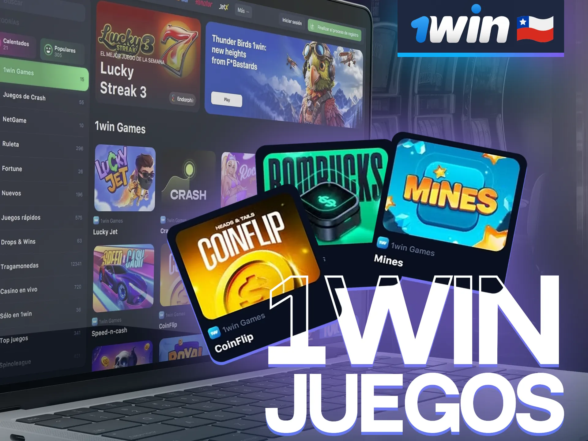 Nuestro casino ofrece muchos juegos 1win que te pueden gustar.