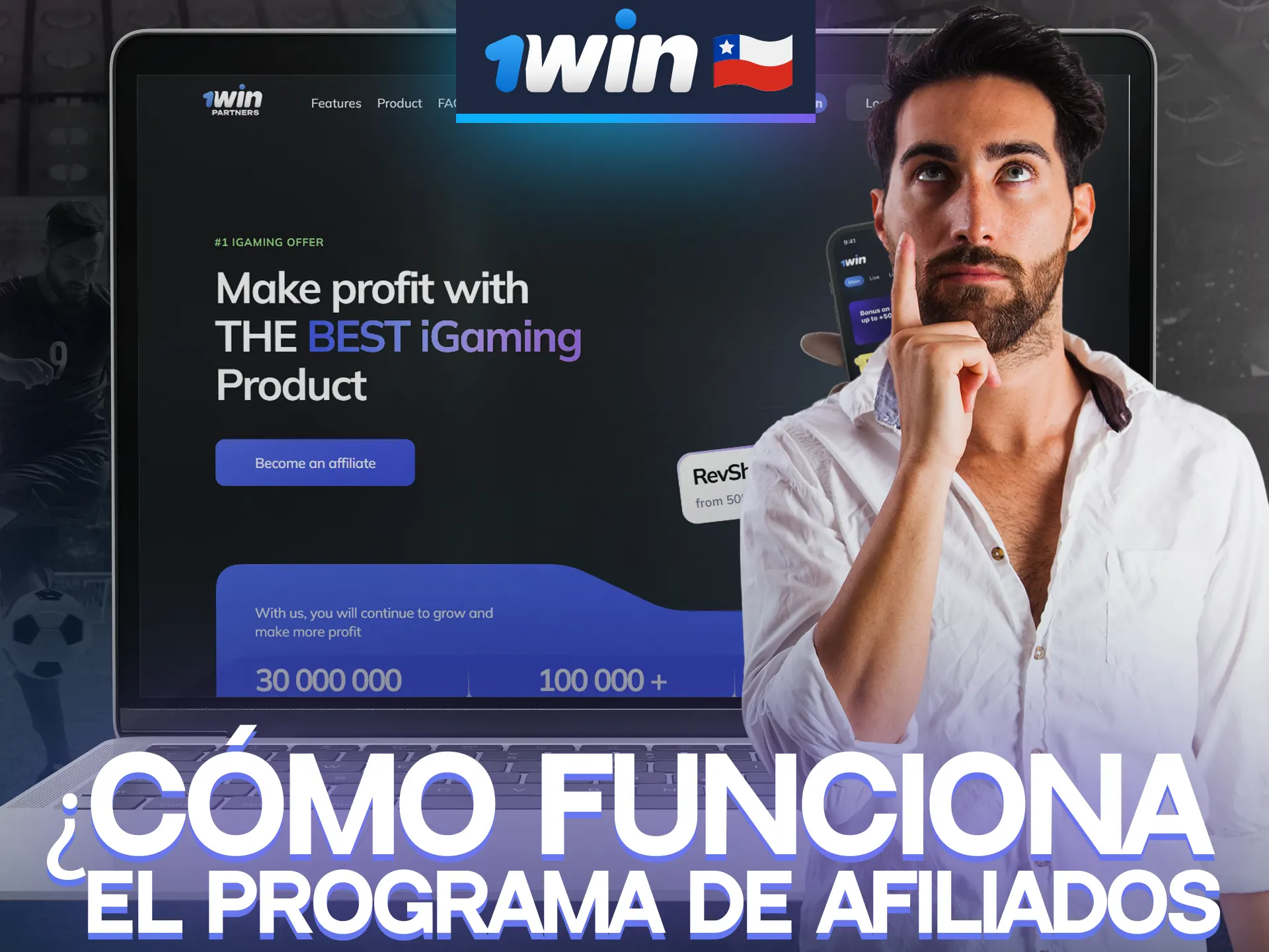 Cómo ganar dinero con el programa de afiliados de 1win.