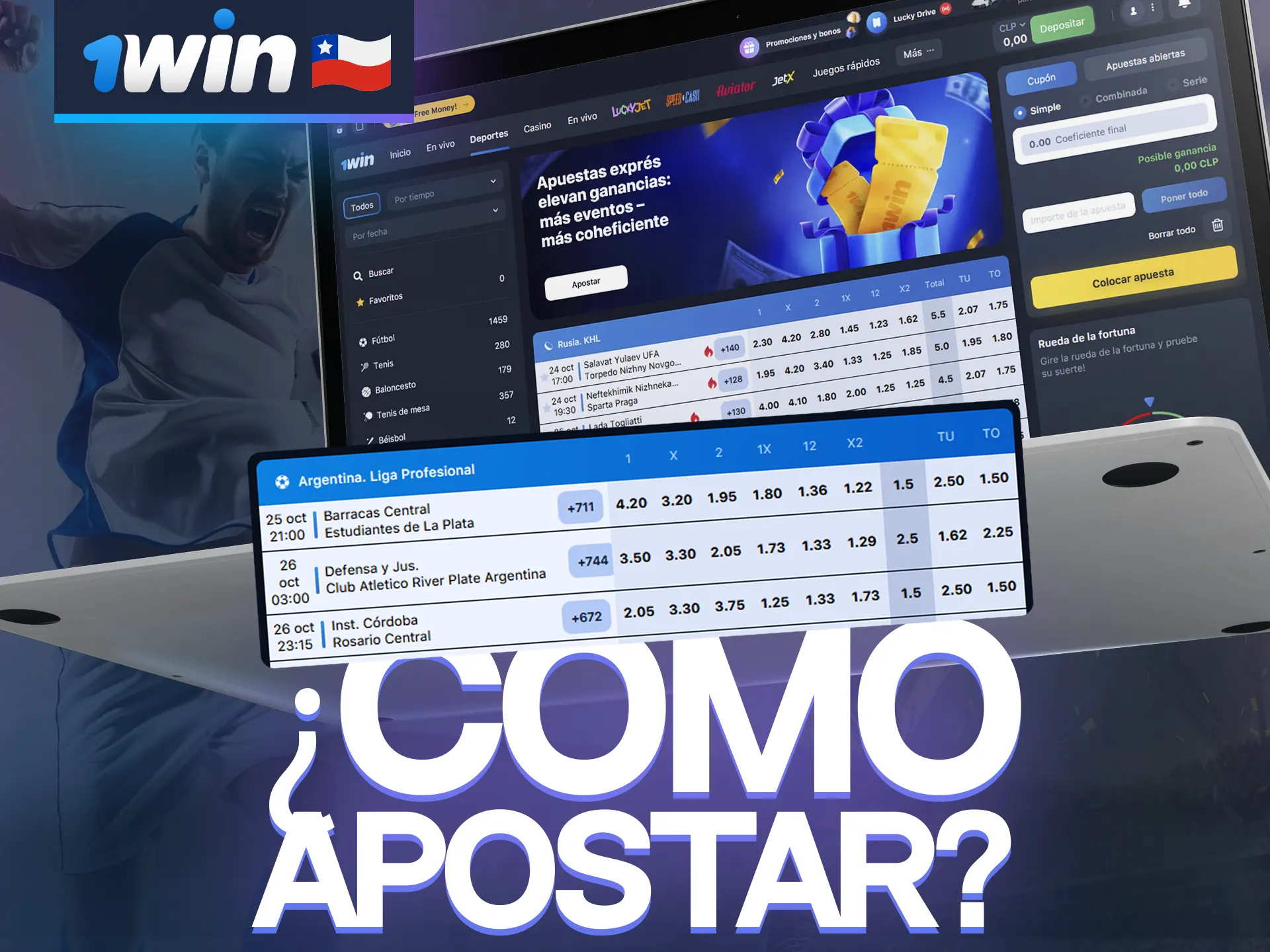 Descubra cómo apostar a 1win correctamente.