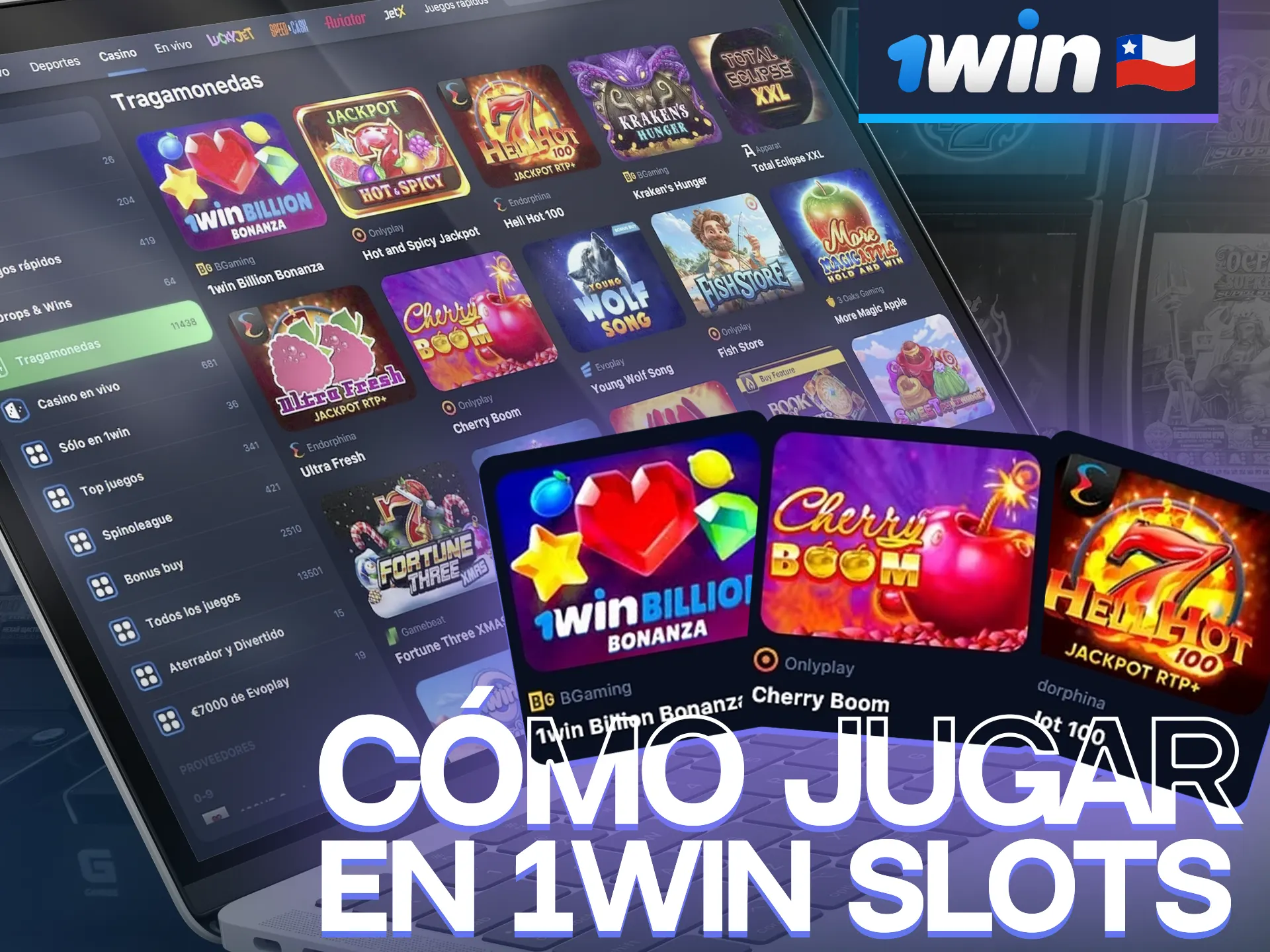 Empezar a jugar a las tragaperras en 1win es realmente fácil y sólo requiere unos pocos pasos.